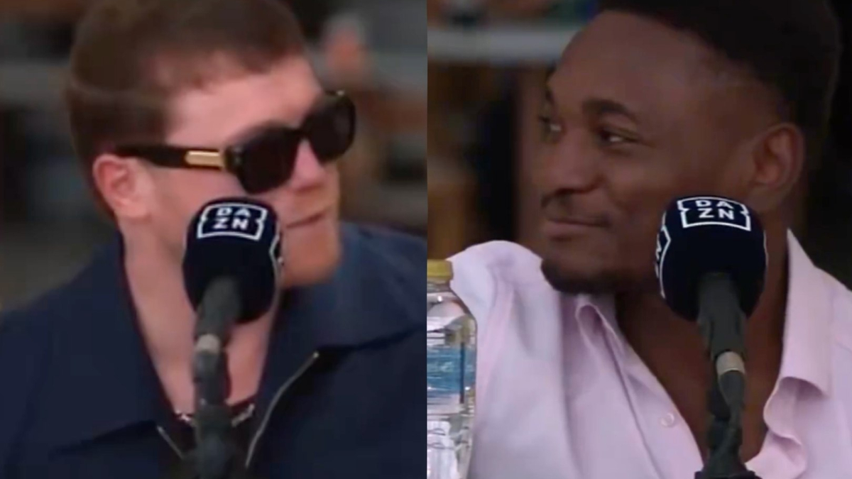 La fría respuesta de Canelo a Christian Mbilli cambia completamente el ambiente antes de la pelea de septiembre