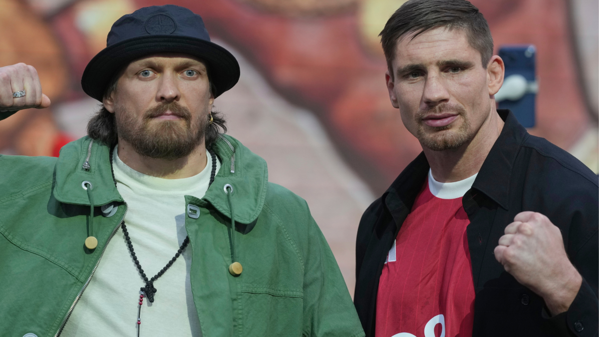 Oleksandr Usyk llega a un peso inesperado antes de su pelea contra Rico Verhoeven