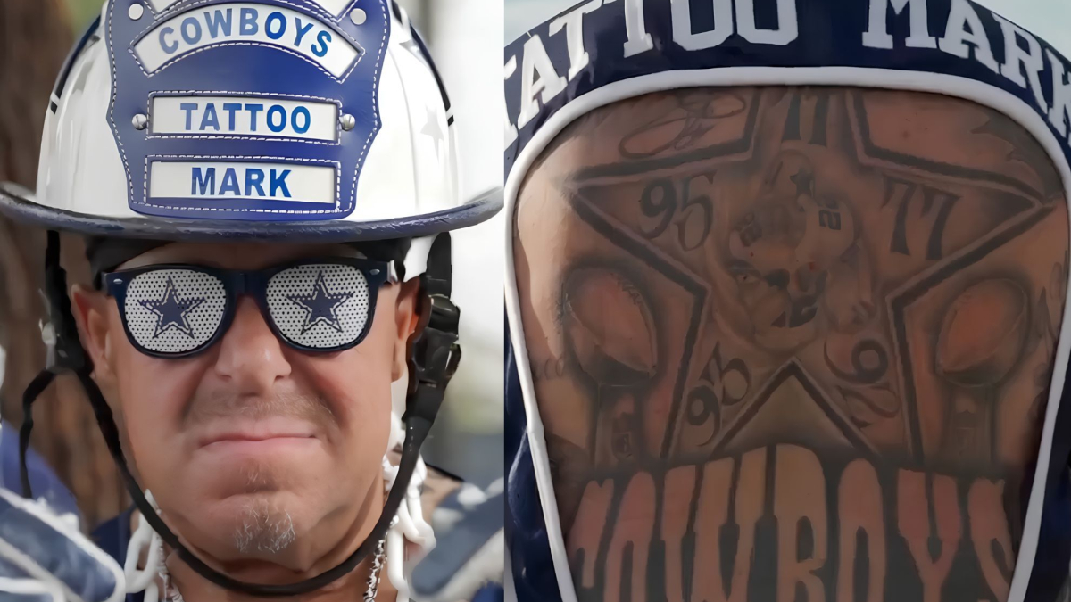 Dallas Cowboys Superfan Mark 'Tattoo Mark' Shenefield Dies Unexpectedly