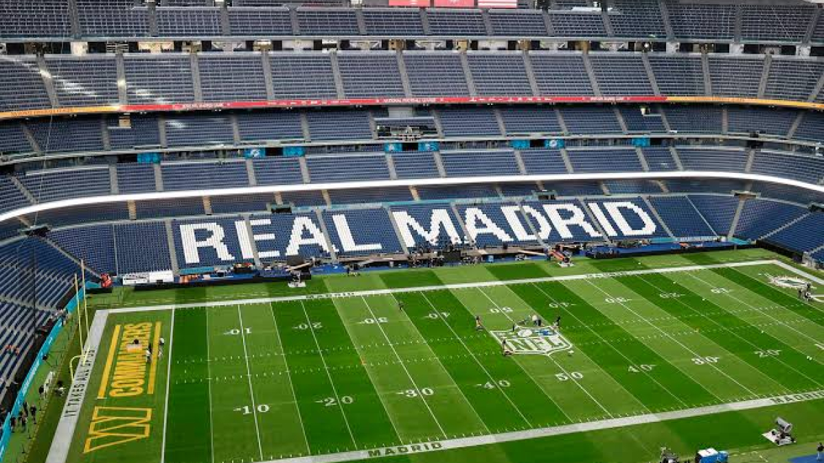 Photo: us.marca.com Real Madrid to replace Bernabéu pitch after NFL fixture