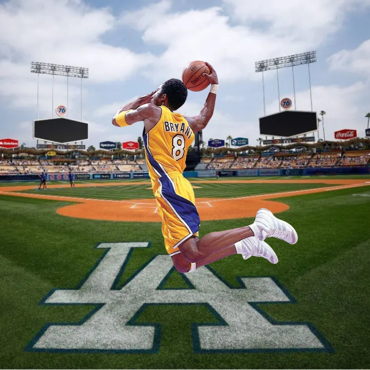 Los Dodgers preparan un increíble tributo para Kobe Bryant que